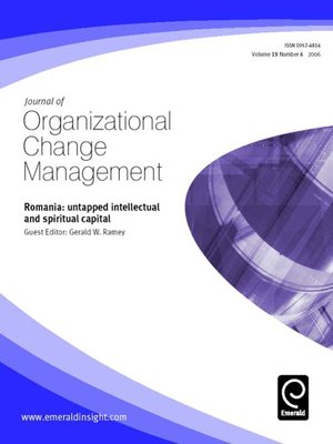 cover image of Journal of Change Management, Volume 19, Issue 6